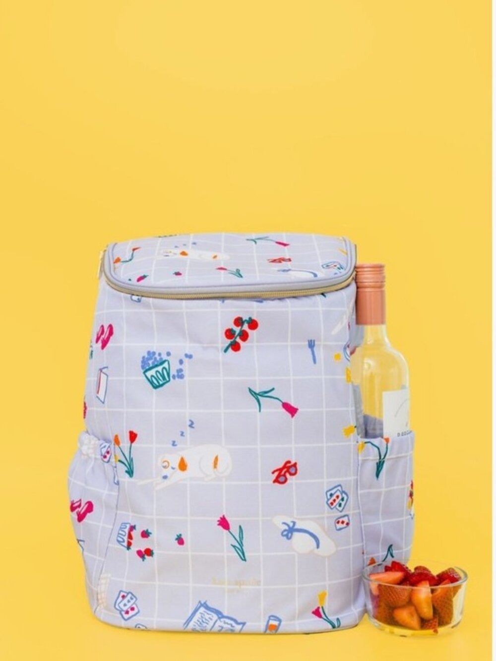 Kate Spade Insulated Backpack Cooler Park Picnic Large Soft Cooler Bag - Picture 3 of 5